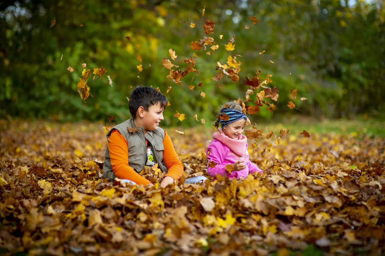 niños en la naturaleza